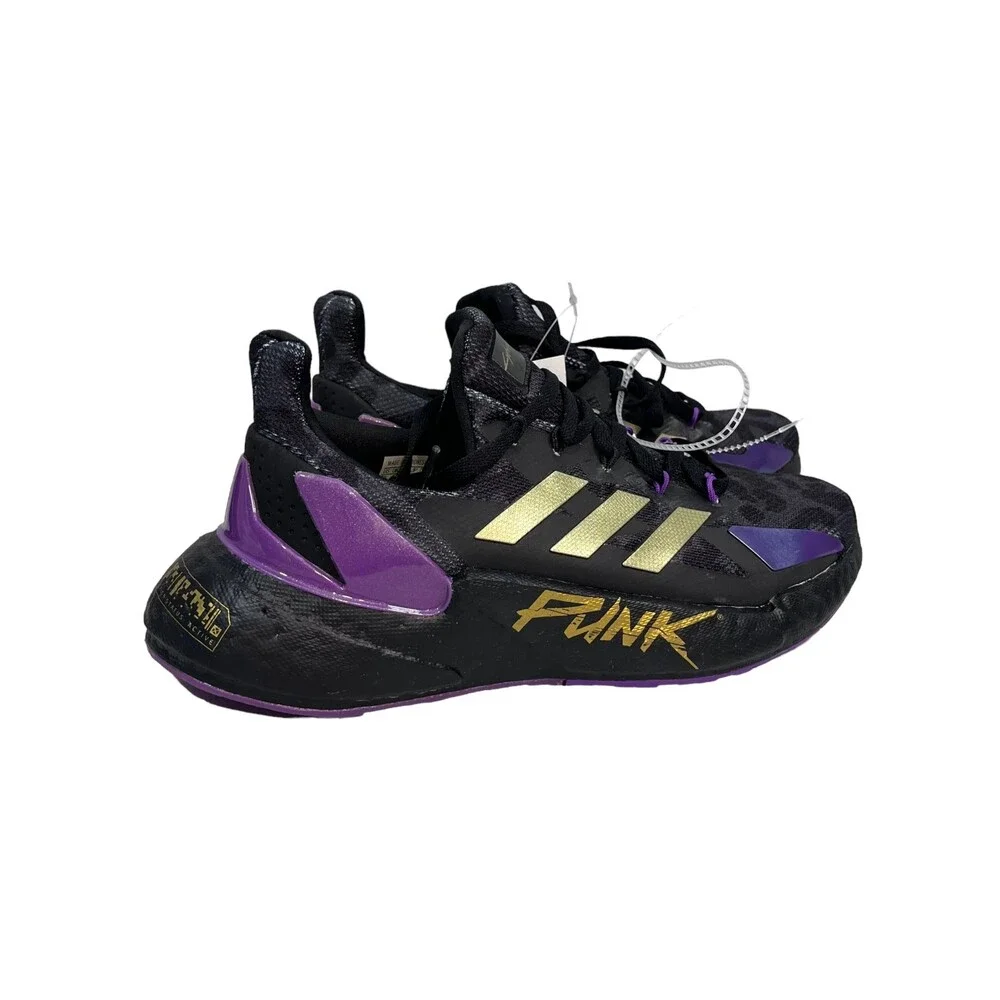 Adidas X9000L4 Cyberpunk 2077 Black Metallic Gold FZ3090 Men's Size 5.5 - Picture 3 of 8